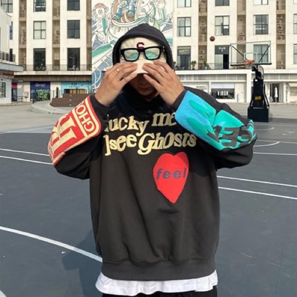 “Lucky me I see ghosts” hoodie